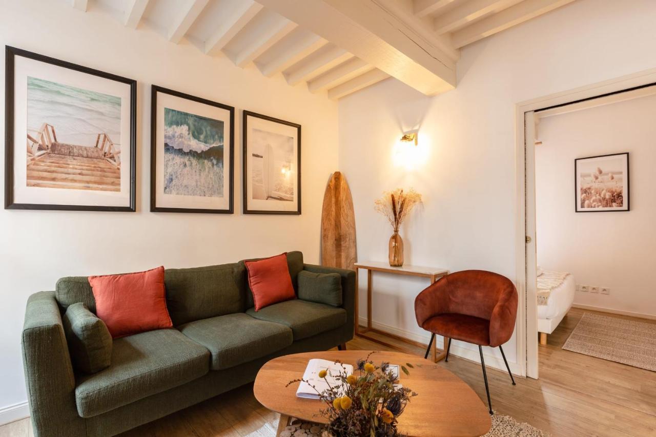 La Vague - Breath Of Freshness In Center Of Honfleur - Free Parking 550M Leilighet Eksteriør bilde
