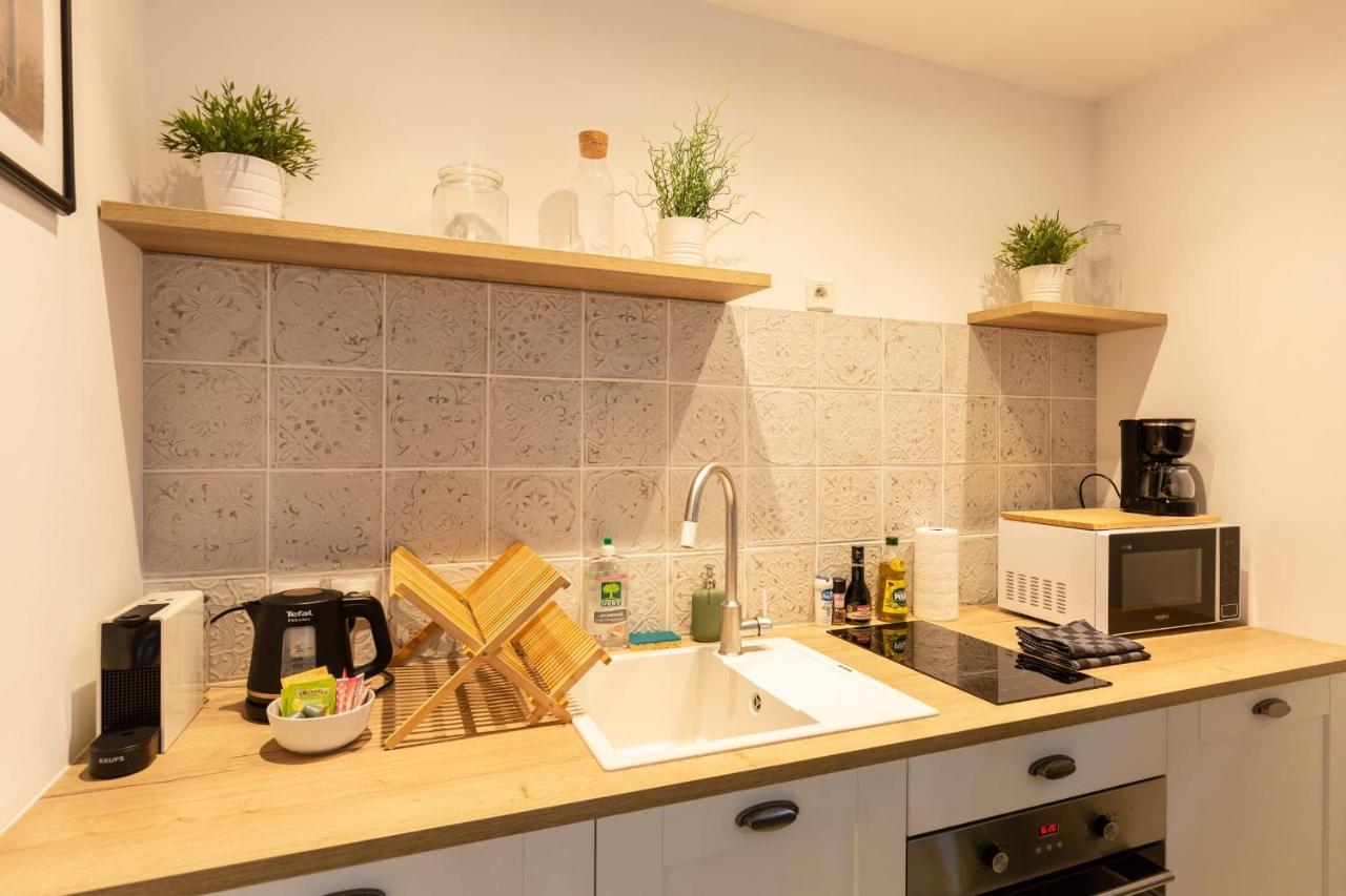 La Vague - Breath Of Freshness In Center Of Honfleur - Free Parking 550M Leilighet Eksteriør bilde