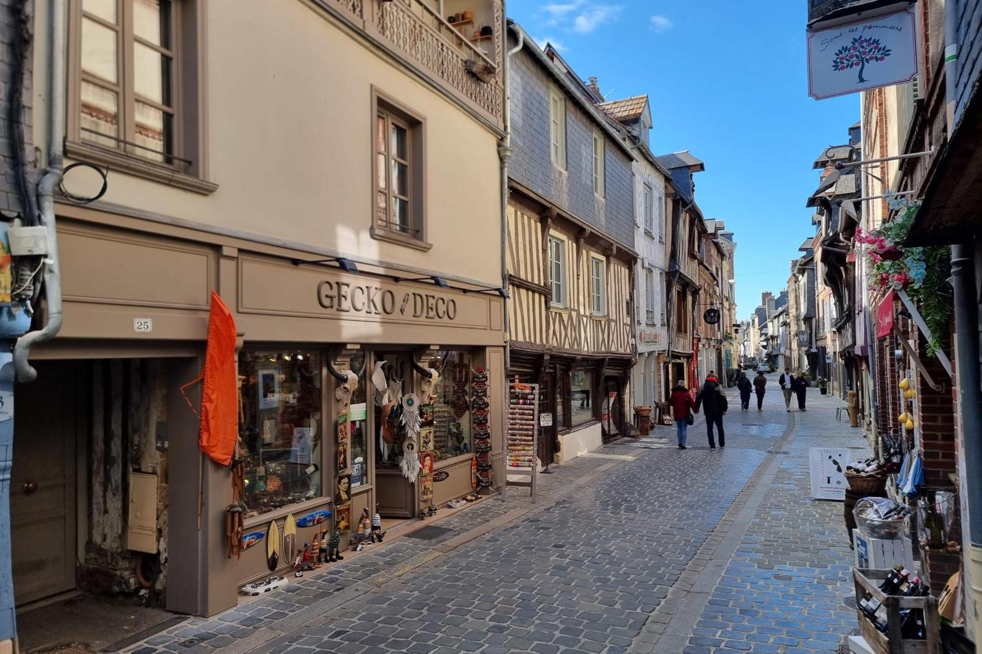 La Vague - Breath Of Freshness In Center Of Honfleur - Free Parking 550M Leilighet Eksteriør bilde
